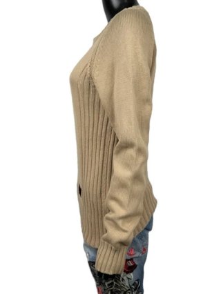 Lee Freewheeling Maglione Donna S Beige Cotone