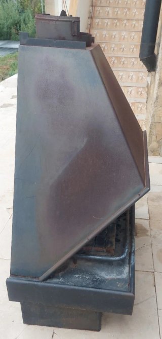 Chimenea Barbacoa Grande Hierro Forjado