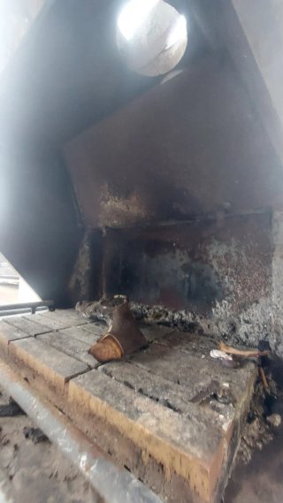 Chimenea Barbacoa Grande Hierro Forjado