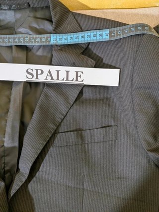 Completo Uomo Nero antracite Radaus giacca E
