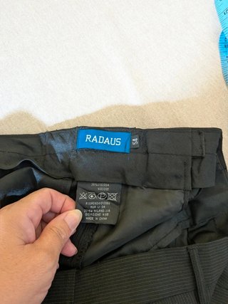 Completo Uomo Nero antracite Radaus giacca E