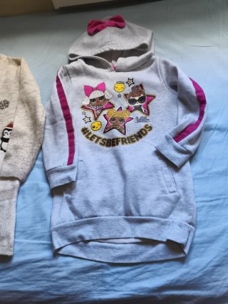 Vestido niña y sudadera vestido