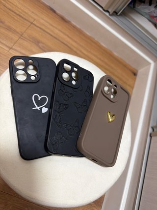Funda iPhone 15 Pro Max Mariposa Corazón