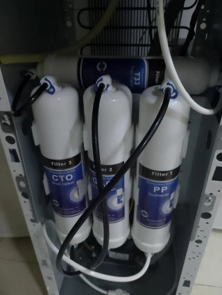 Máquina de agua con filtros