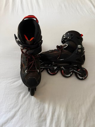 Patines en línea negros talla EU 35-38