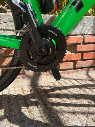 Bicicleta de carretera Trek verde