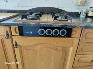 Placa de gas butano Fagor 4 fuegos