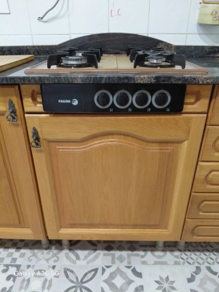 Placa de gas butano Fagor 4 fuegos