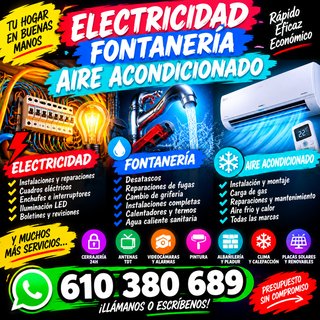 Servicios de Electricidad, Fontanería y Aire Acond