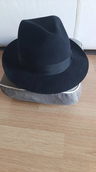 Sombrero Negro Hombre  TALLA 56