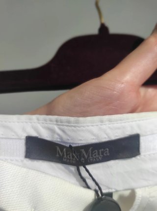 Pantaloni Max Mara Lana e Cotone Tg. M