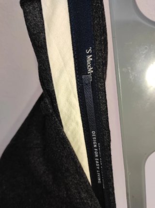 Pantaloni Max Mara Lana e Cotone Tg. M