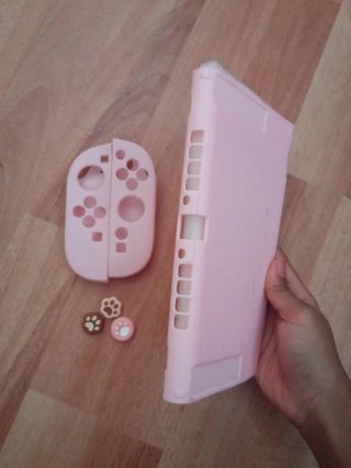Estuche Rosa para Consola + Accesorios