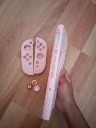 Estuche Rosa para Consola + Accesorios