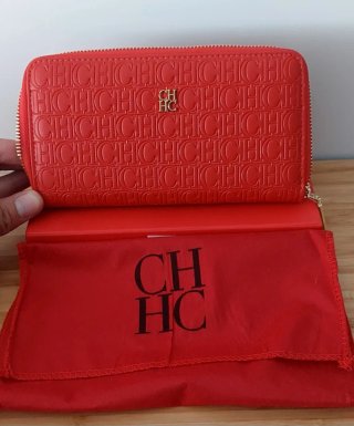 Cartera Carolina Herrera Roja