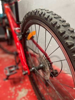 Bicicleta Monty KX7 Roja Talla 12 ruedas 24”