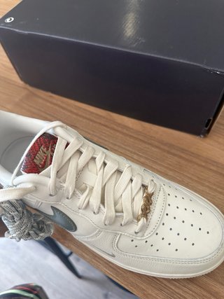 Nike Air Force 1 07 Blanco Plata