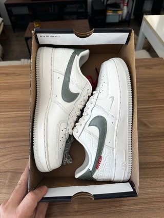 Nike Air Force 1 07 Blanco Plata