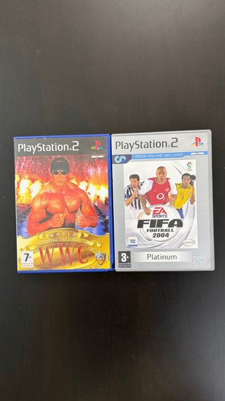 PlayStation 2 FAT Negra , mando, juegos y tarjeta