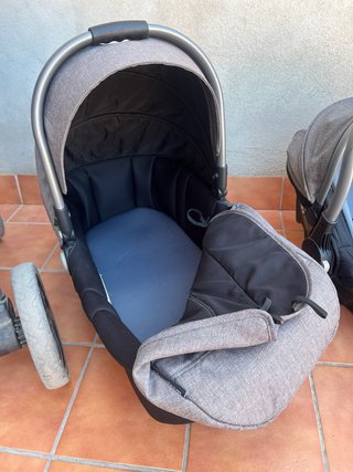 Carrito Bebé 3 Piezas Gris