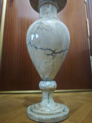 Jarrón de Alabastro Tallado 55cm