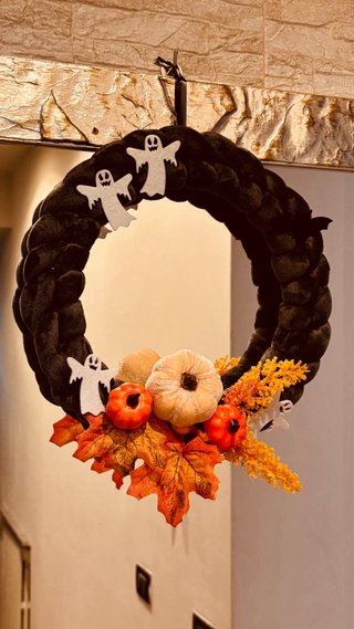 Ghirlanda Halloween Fatta a Mano