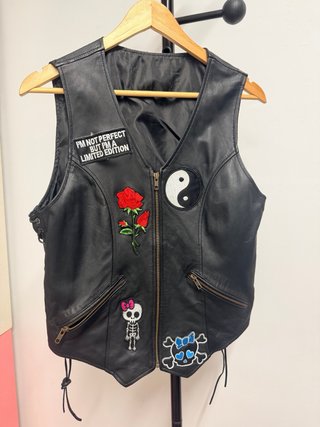 Chaqueta de piel Copiel Negra Talla L