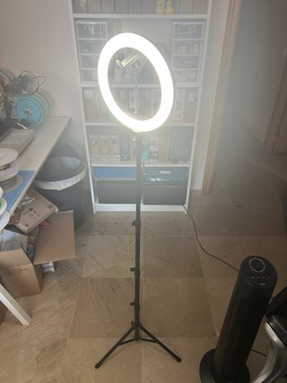 Aro de luz con trípode (1.80 m)
