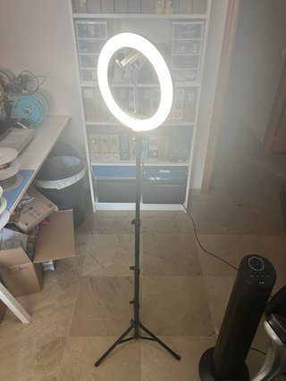 Aro de luz con trípode (1.80 m)