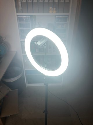 Aro de luz con trípode (1.80 m)