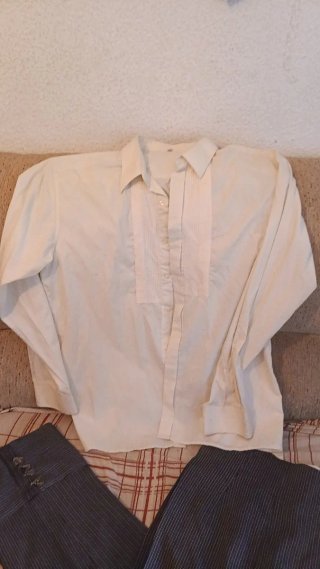 Traje de campero gris