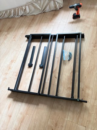 Somier estructura cama 90x190 cm acero desmontable