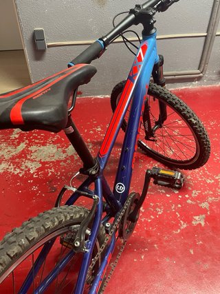 Bicicleta MTB Monty KX7 Azul talla 12 Ruedas 24”