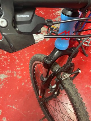 Bicicleta MTB Monty KX7 Azul talla 12 Ruedas 24”