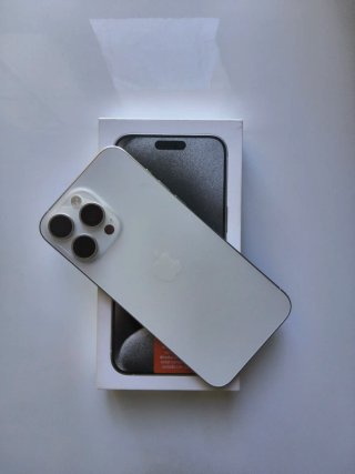 Iphone 15 Pro Max White Titanium 256GB