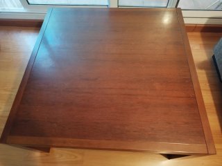Mesa de centro de comedor de madera