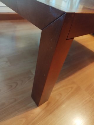 Mesa de centro de comedor de madera