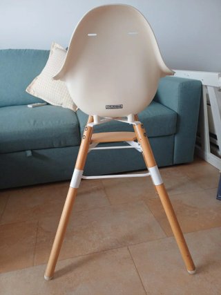 Trona CHILDHOME madera y blanco