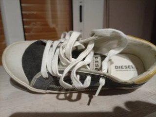Zapatillas Diesel Talla 41 Gris/Blanco