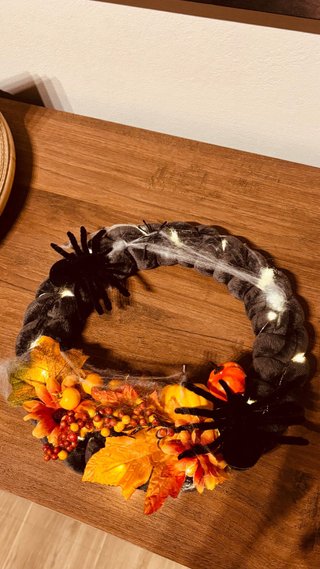 Ghirlanda Halloween Fatta a Mano