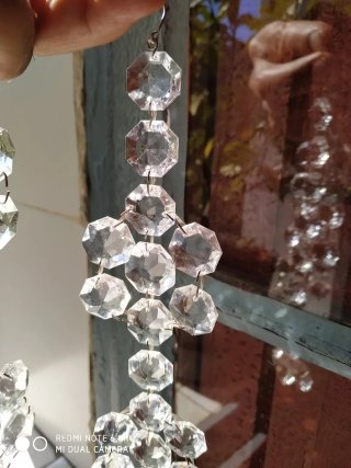 Carámbanos de cristal navideños