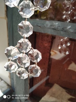 Carámbanos de cristal navideños