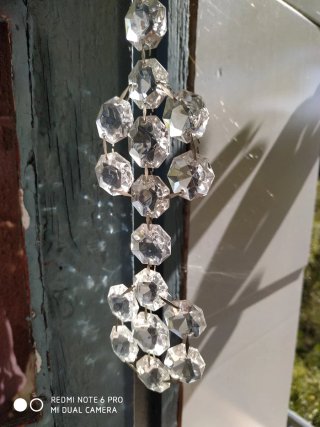 Carámbanos de cristal navideños