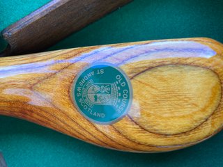 Putter Legno Antico Scozia Custodia