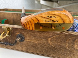 Putter Legno Antico Scozia Custodia