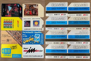 Lotto Schede Telefoniche - Omaggio Usate (8pz)