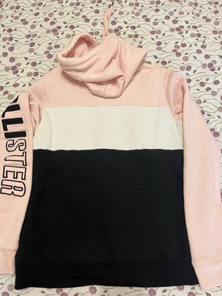 Sudadera Hollister M/38/10 Rosa y Negra