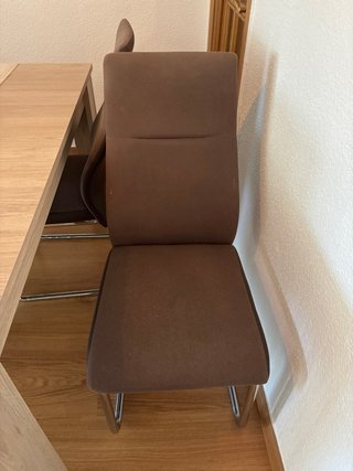 4 Sillas Comedor color chocolate