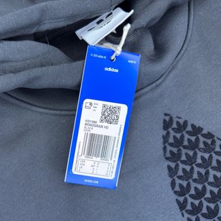 Felpa Adidas Monogram Nera Nuova con Cartellino