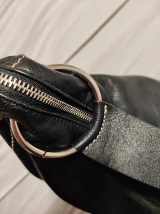 Bolso de piel Skin negro